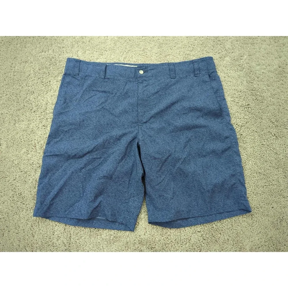 Callaway‎ Chino Shorts Mens 40 Blue Pockets Logo Athletic Golf Casual